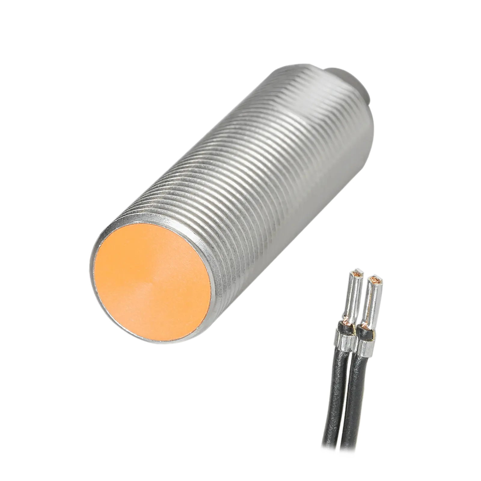 Produktfoto 1 von Ind.Sensor M12x1 L=40 Sn=4mm bündig Ö DC PNP/NPN 3m PUR/PVC IP67 2L 110Hz