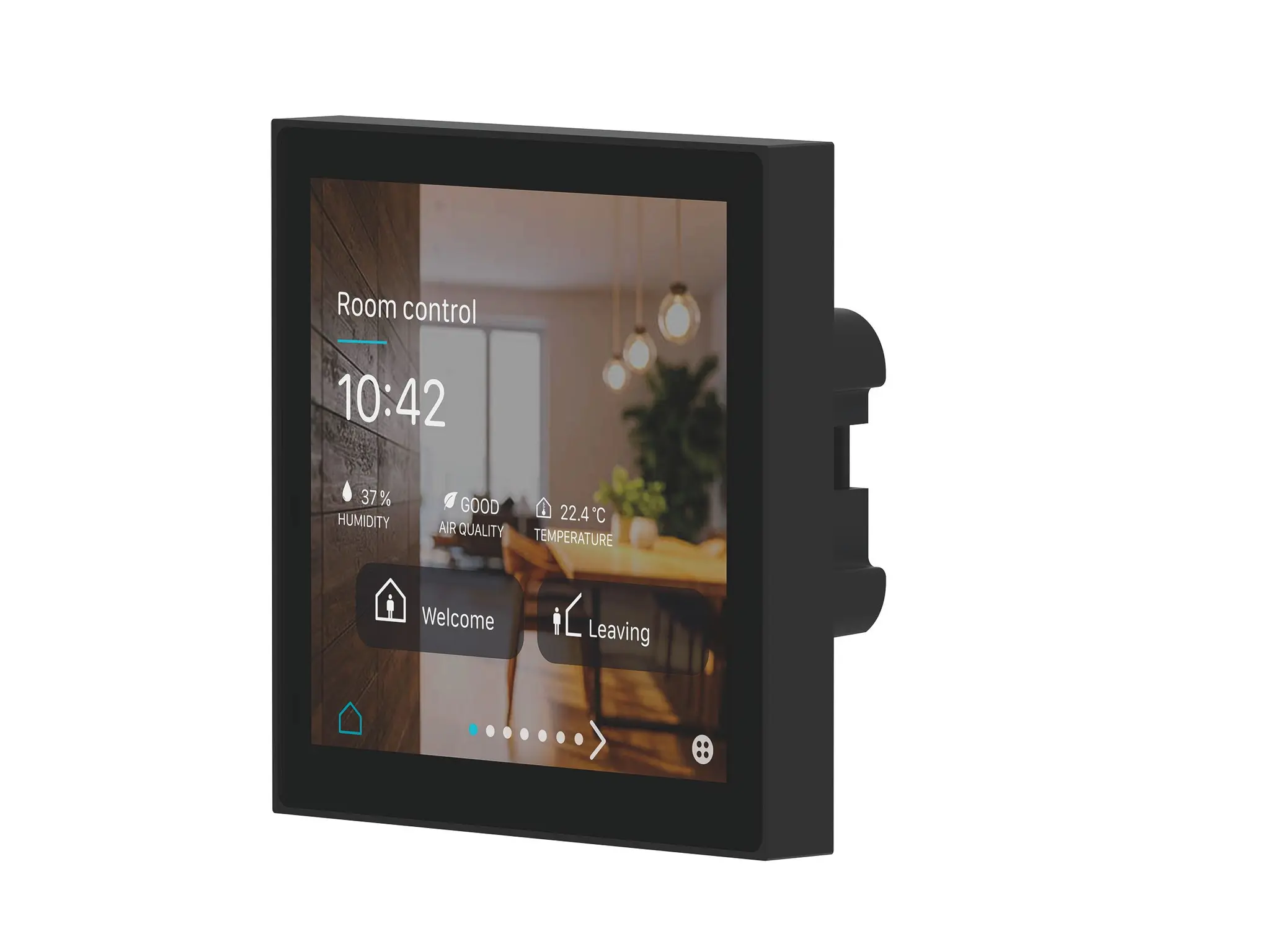 Produktfoto 1 von KNX-Raumcontroller mit Touch-Display und integriertem Temperaturregler