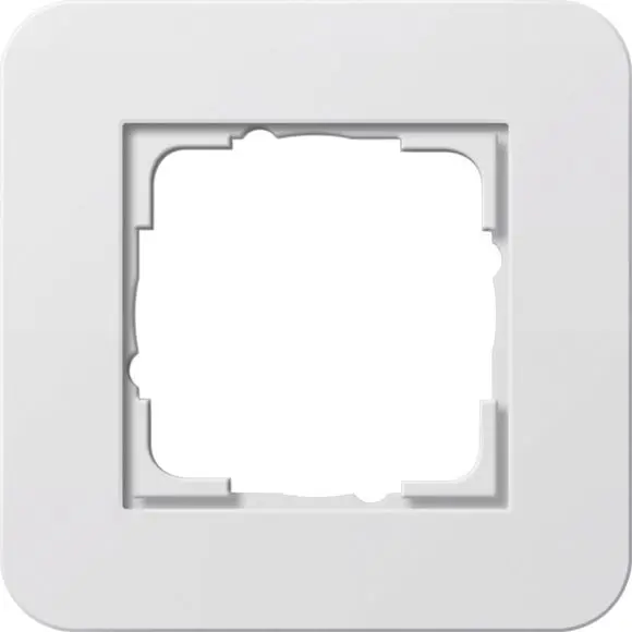 Produktfoto 1 von Abdeckrahmen 1f E3 Reinweiß/Reinweiß