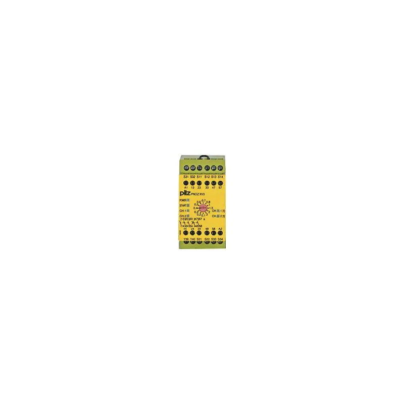 Produktfoto 1 von PNOZ XV3 3/24VDC 3n/o 2n/o t Sicherheitsschaltgerät
