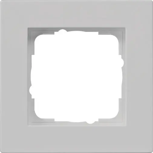 Produktfoto 1 von Abdeckrahmen 1f flach Gira E2 Grau m