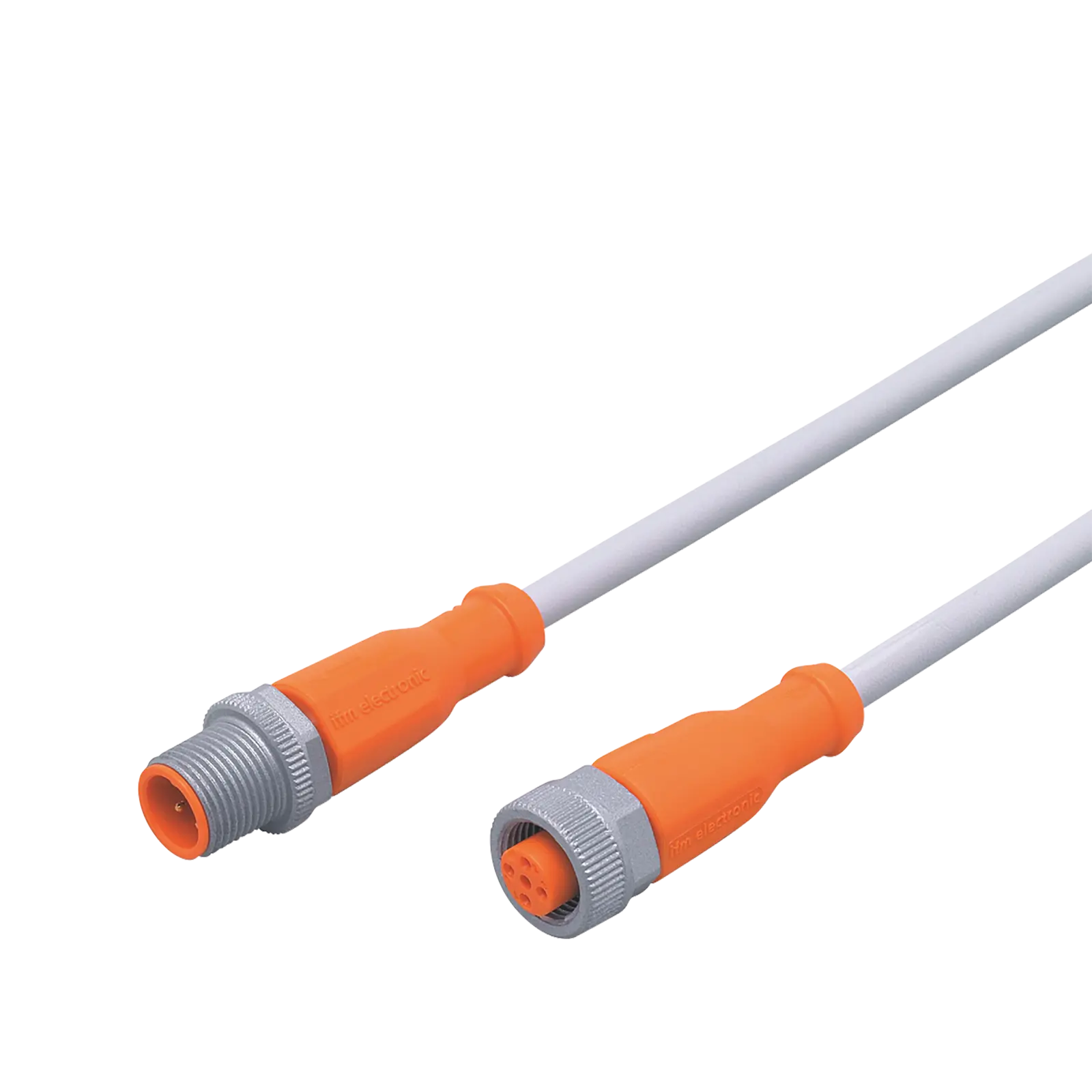 Produktfoto 1 von Verbindungskabel <250VAC 10m PUR Gehäuse TPU orange FKM IP65/67-69K