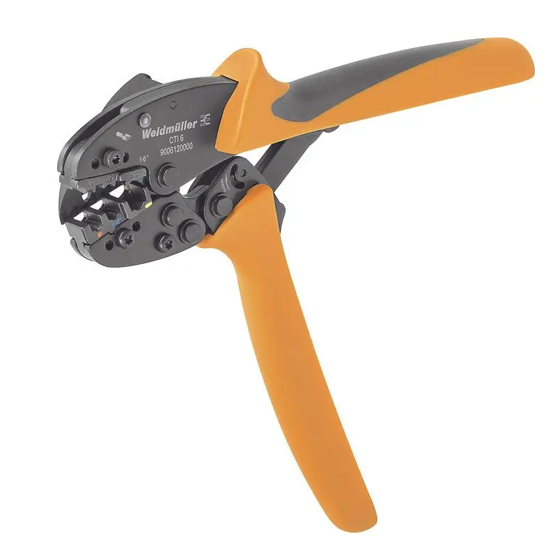 Produktfoto 1 von Crimpwerkzeug für Kontakte, 0,5 qmm, 6 qmm, Ovalcrimp, Doppelcrimp