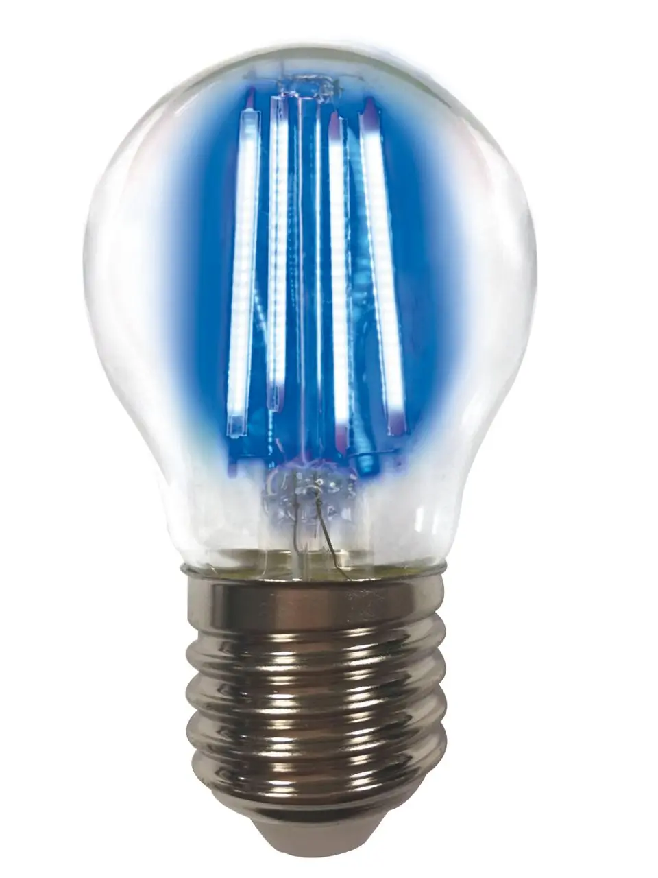 Produktfoto 1 von (LIGHTME) Deco LED Filament P45 4W-E27/Blau