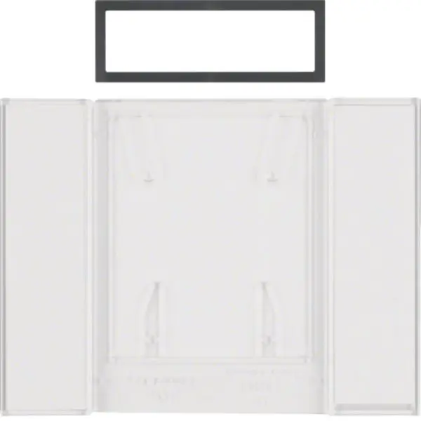 Produktfoto 1 von Beschriftungsfeld für B.IQ Tastsensoren 4fach B.IQ klar transparent