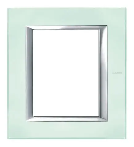 Produktfoto 1 von Abdeckrahmen AXOLUTE: 3 + 3 Module, Kristallglas