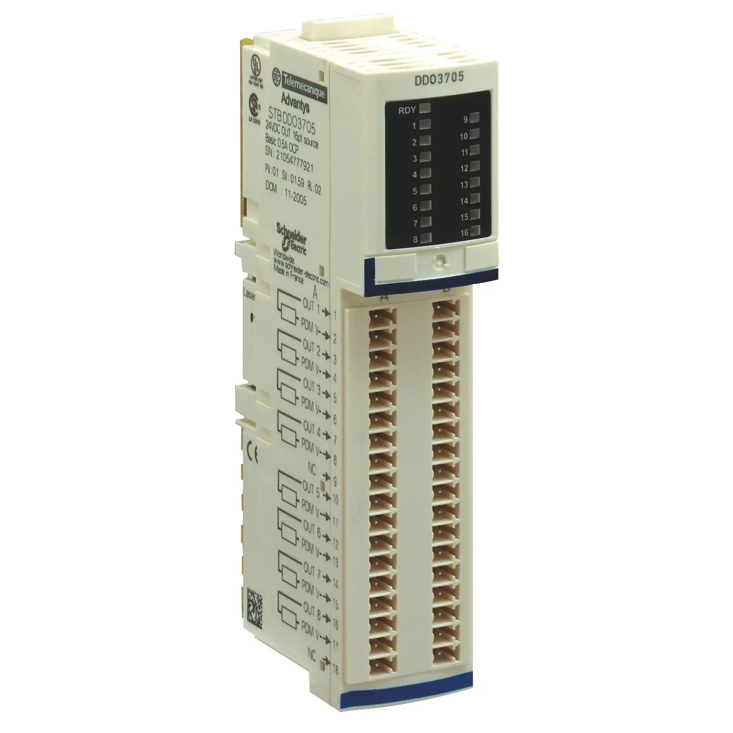Produktfoto 1 von 16 DIGITALE AUSGÄNGE 24VDC 500MA
