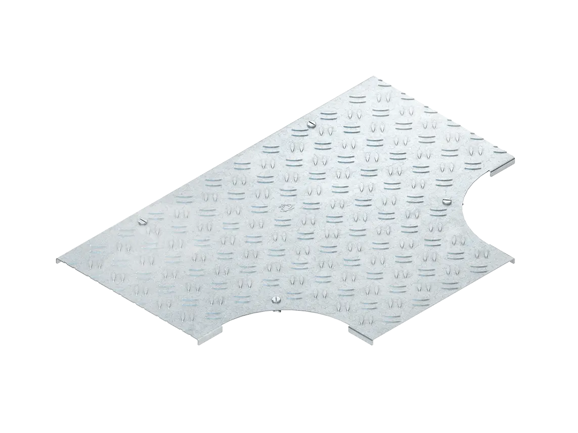 Produktfoto 1 von Deckel f.T-Stück f.KR B105mm t=2,0mm m.Drehriegel Stahl bandvzkt.DIN10346