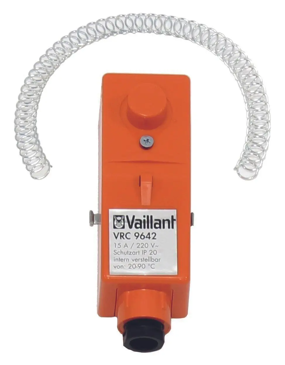 Anlegethermostat mit Umschaltkontakt Spannband-Bef.