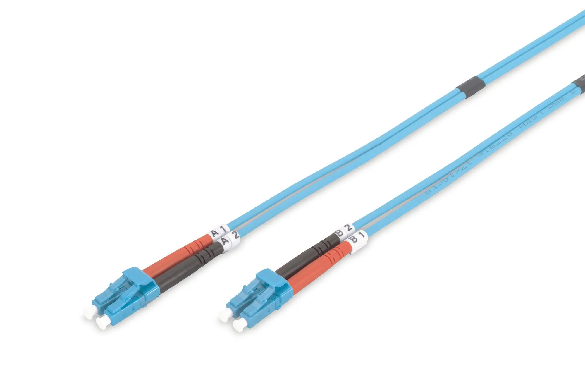 Produktfoto 1 von LWL Multimode OM 3 Patchkabel LC/LC 50/125M Duplex Länge: 1m