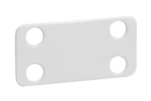 Produktfoto 1 von Bezeichnungsschild, Abmessung: 40x22mm, farblos, f.Kabelbinder Breite 4,6mm