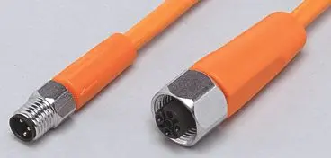 Produktfoto 1 von Verbindungskabel <50VAC 0,3m PVC Gehäuse PVC orange EPDM IP65/67-69K