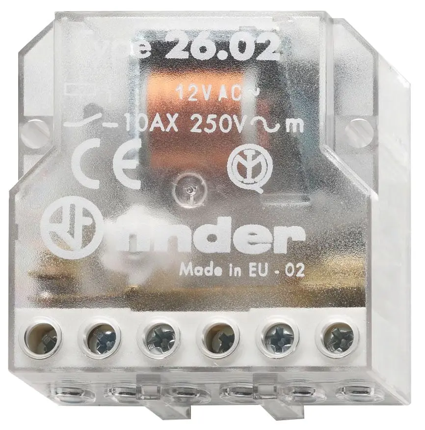 Produktfoto 1 von Stromstoßschalter f.Chassis oder UP-Dose 2S 10A Aus Aus/An An für 12VAC