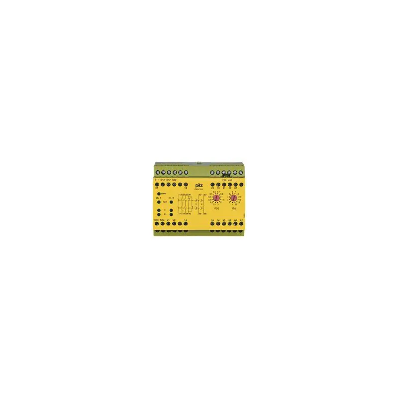 Produktfoto 1 von PNOZ 2VJ 24VDC 3n/o 1n/c 2n/o t Sicherheitsschaltgerät