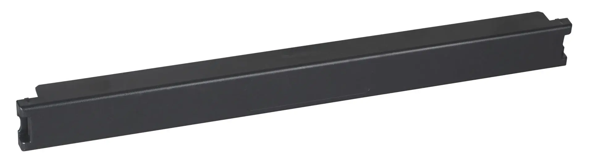 Produktfoto 1 von Blindplatte 19z 1HE Snap-In Kunststoff schwarz
