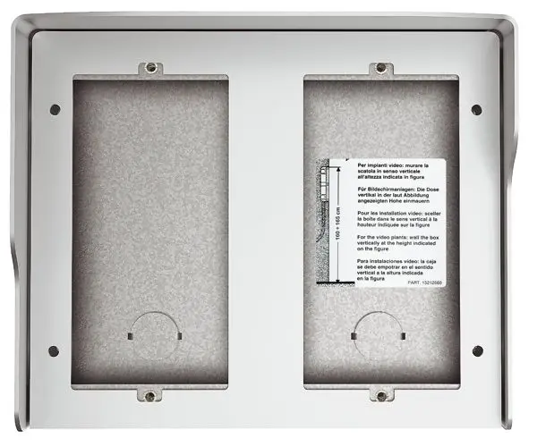 Produktfoto 1 von 4-moduliger APkasten, 2-reihig, Allmetal