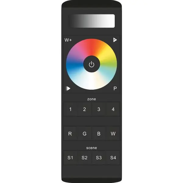 Produktfoto 1 von LED 4 Zonen Fernbedienung RGBW mit Scenenspeicher
