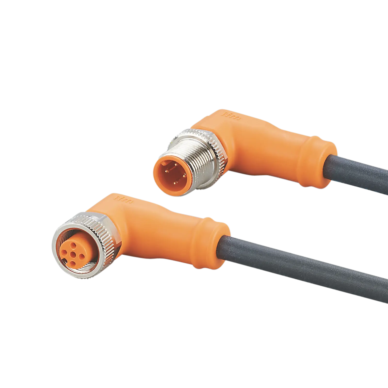Produktfoto 1 von Verbindungskabel <250VAC 5m PUR Gehäuse TPU orange FKM IP65/67-69K
