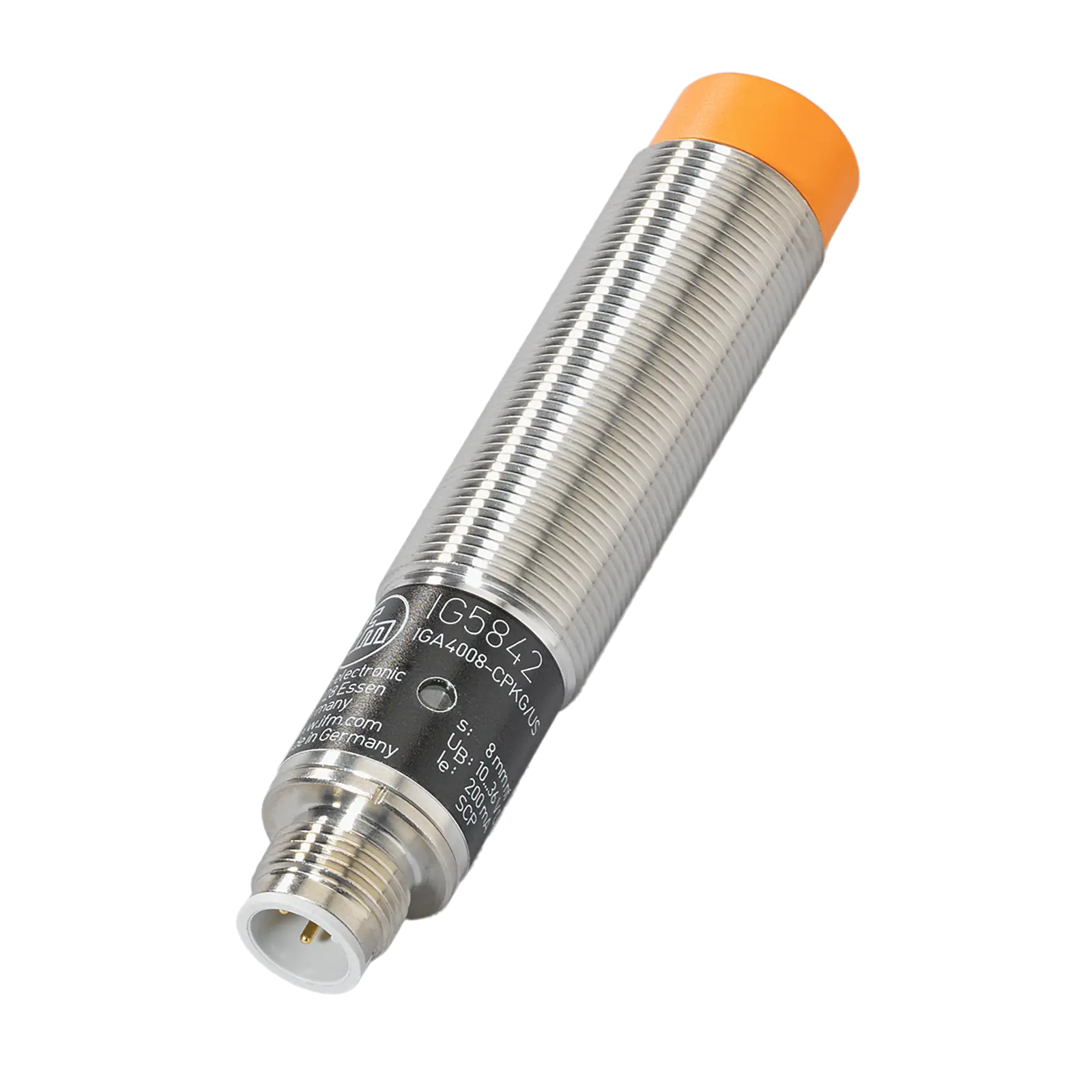 Produktfoto 1 von Ind.Sensor M18x1 L=89 Sn=8mm n.bündig S DC NPN M12 IP67 3L 300Hz