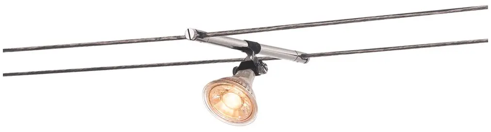 Produktfoto 1 von COSMIC Lampenhalter f.TENSEO NV Seil- system QR-C51 chrom schwenkbar 2Stück