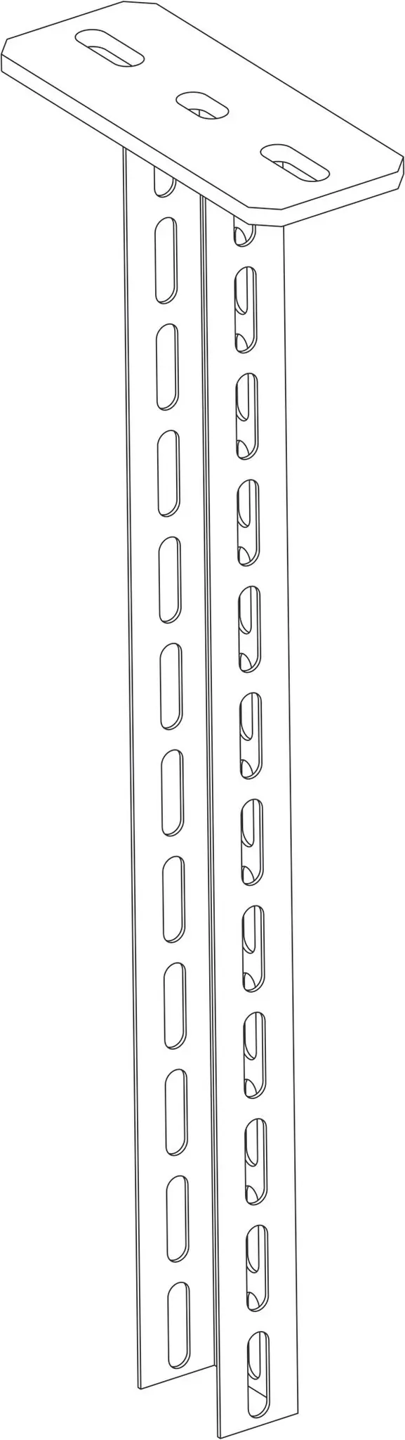 Produktfoto 1 von Stiel U60 1300 9kN 530Nm, Tauchfeuerverzinkt