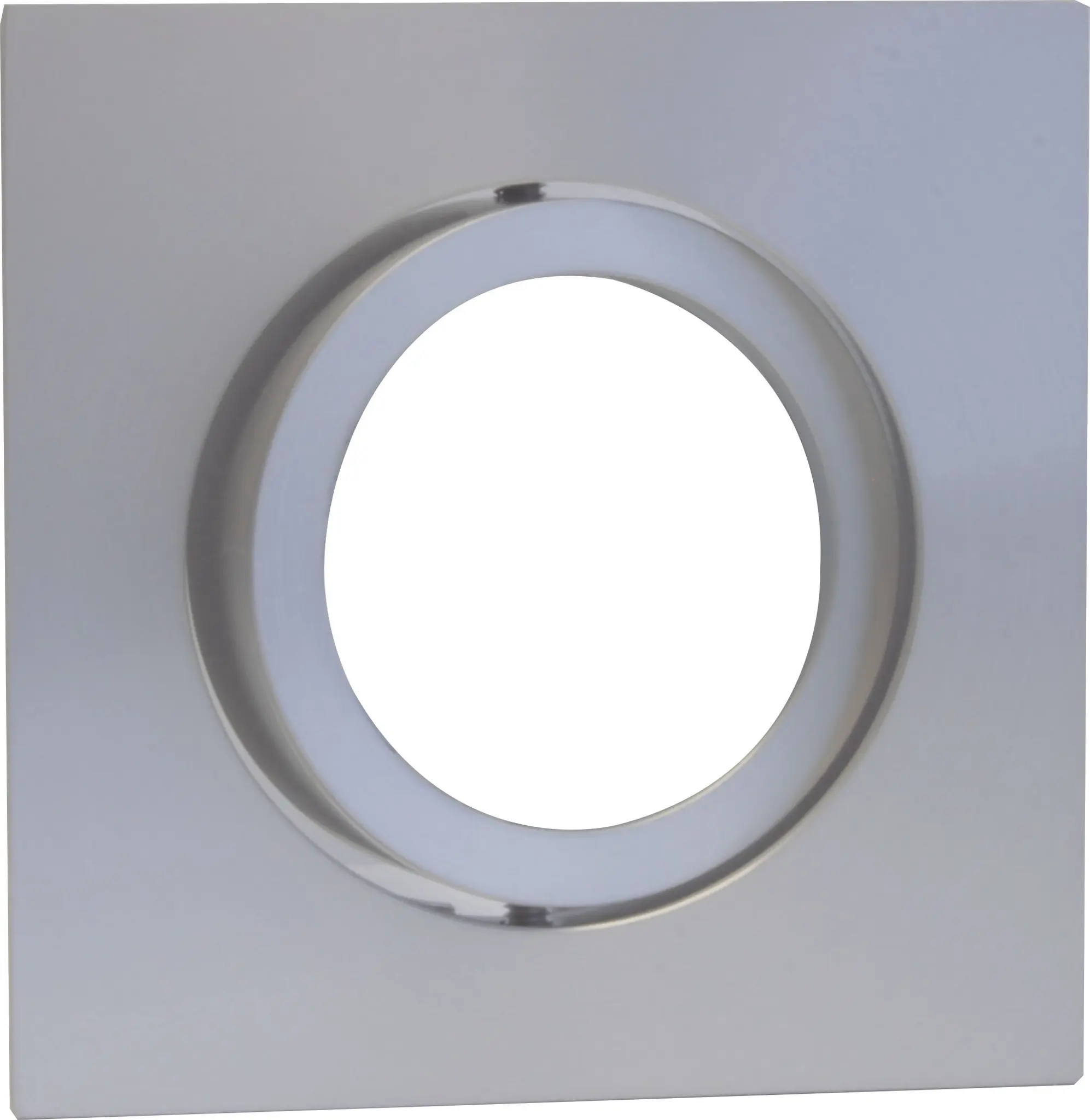 Produktfoto 1 von MT DECOCLIC Einbauring eckig 68mm - aluminium matt inkl. Fassung