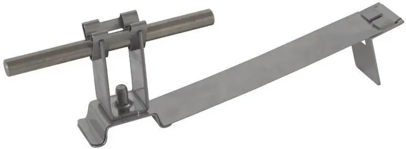 Produktfoto 1 von Dachleitungshalter FLEXIgrip NIRO H 32mm Rd 8mm m. Strebe f. Ziegelfalze