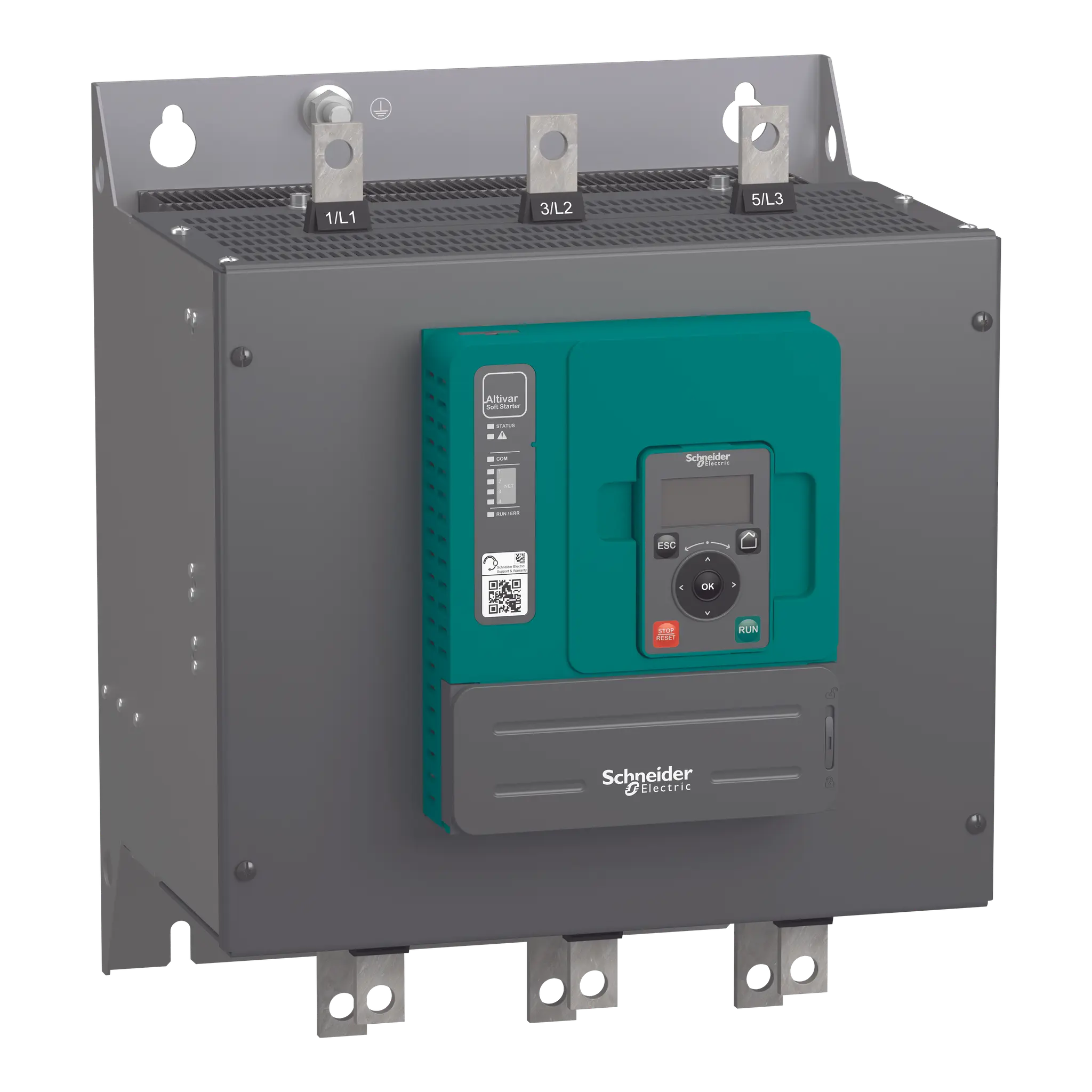 Produktfoto 1 von Altivar Sanftanlasser ATS480, 320 A, 208-690V AC, Steuerspannung 110-230V AC