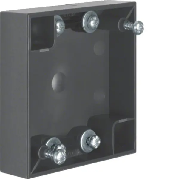 Produktfoto 1 von Aufbau-Gehäuse 1fach flache Ausführung Integro Flow anthrazit, glänzend