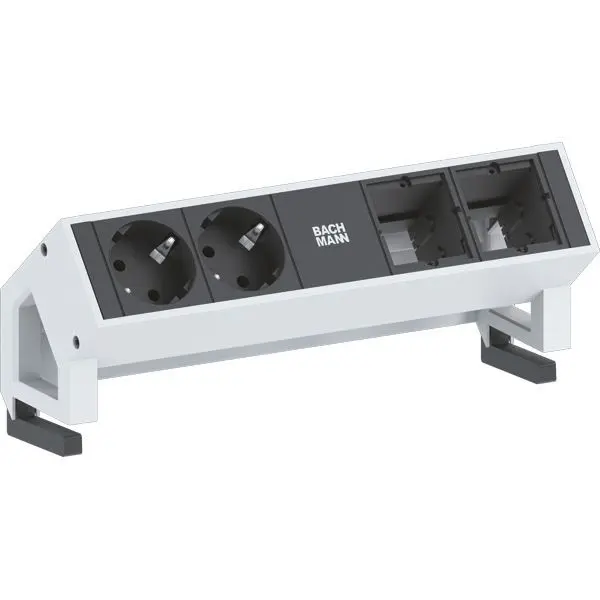 Produktfoto 1 von DESK2 2xSchuko 2xABD Strom 0 Inox lackiert