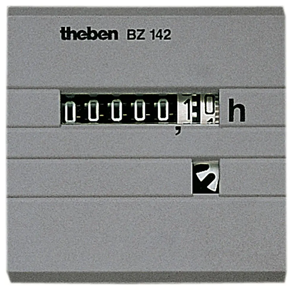 Betriebsstundenzähler, Front 48 x 48 mm, Fronttafeleinbau, 10-80 V DC
