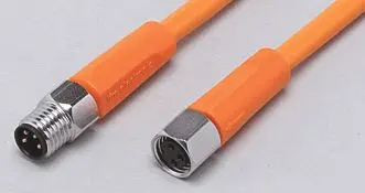 Produktfoto 1 von Verbindungskabel <50VAC 2m PVC Gehäuse PVC orange EPDM IP65/67-69K