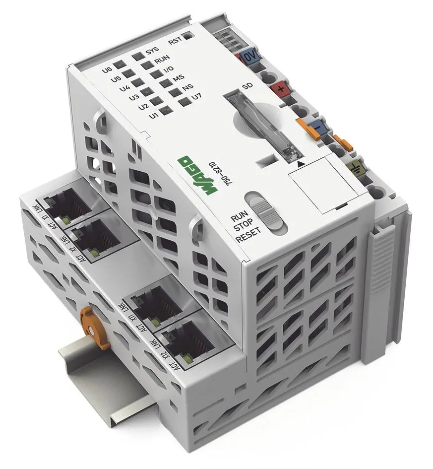 Produktfoto 1 von Controller PFC200,2. Generation,4 x ETHERNET,lichtgrau
