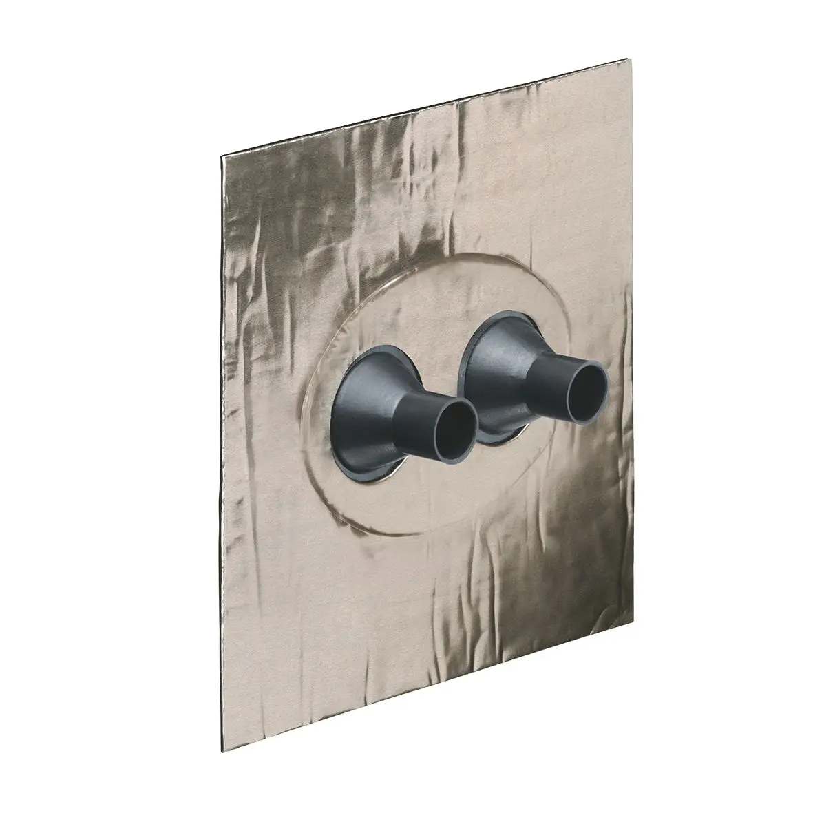 Doppel-Rohrmanschette D 15-22 mm Alu-Butyl Dichtungsmanschette