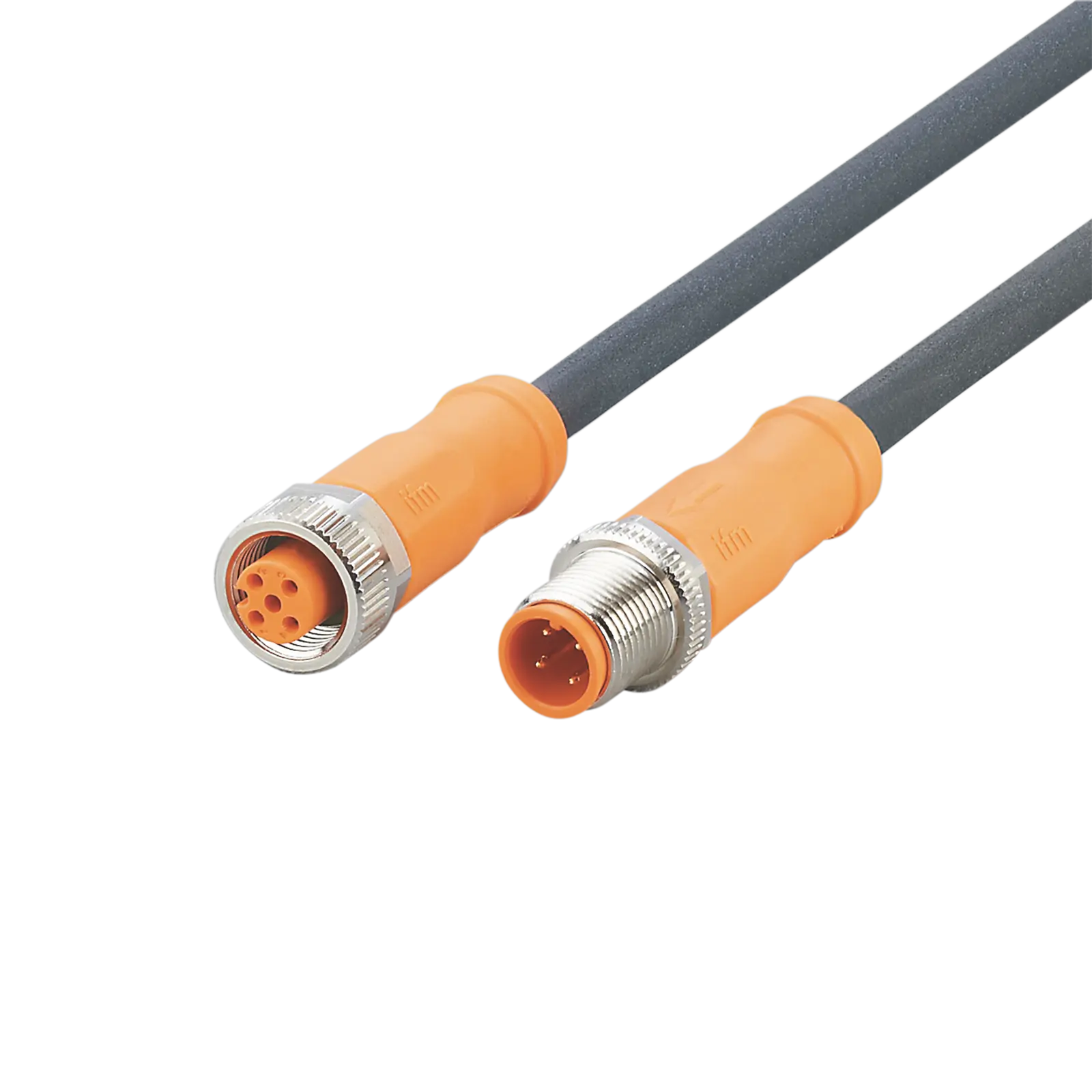 Produktfoto 1 von Verbindungskabel <250VAC 10m PUR Gehäuse TPU orange FKM IP65/67-69K