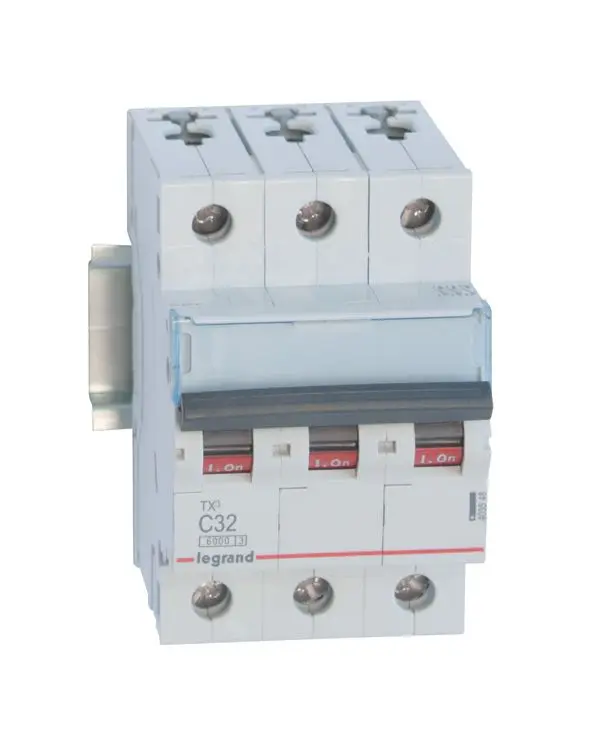 Produktfoto 1 von TX3 LS-Schalter C-Char. 32A, 3-polig, 6kA, 400VAC, 3TE