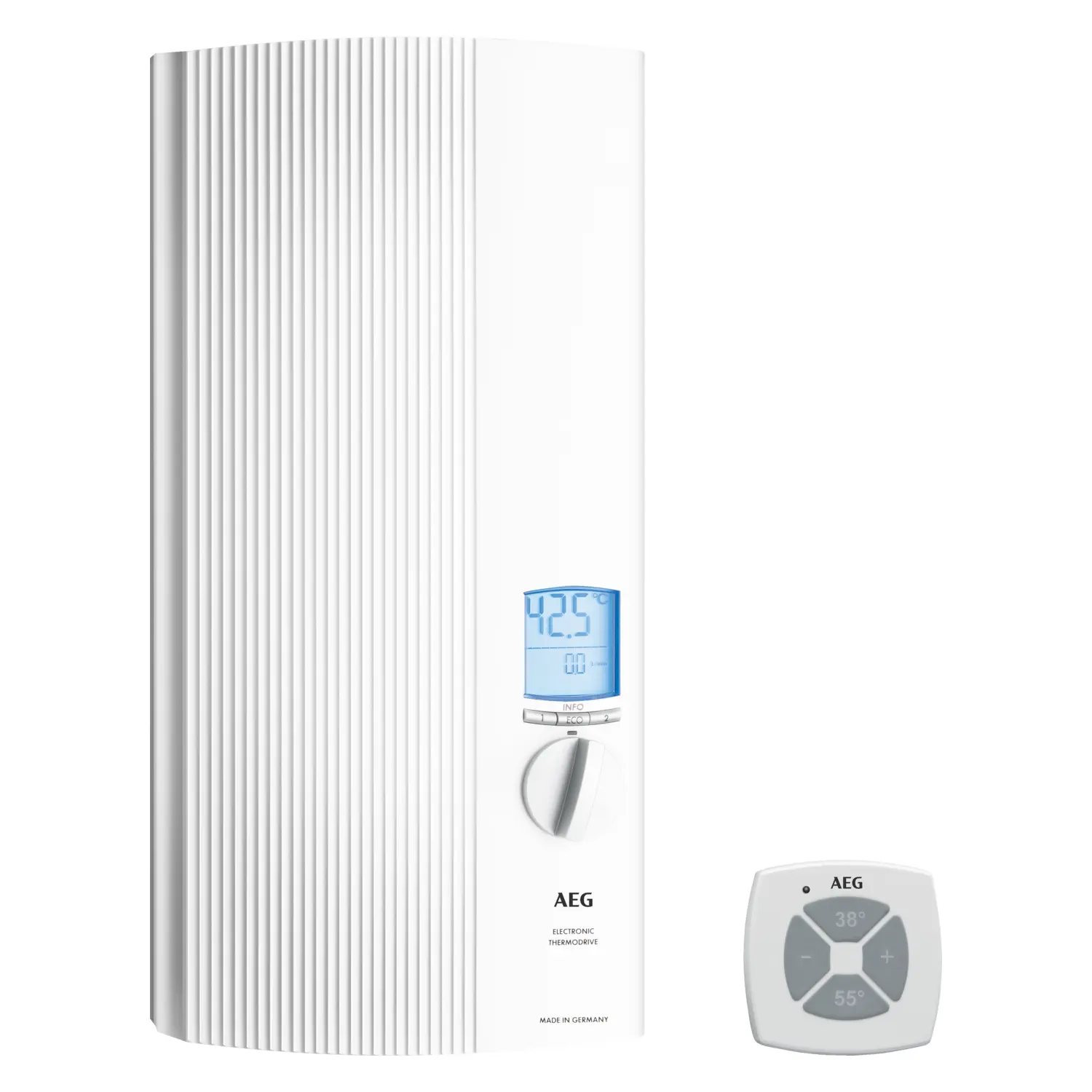 Produktfoto 1 von Elektronischer Durchlauferhitzer DDLE ÖKO TD 27, 27 kW, 400 V, weiß