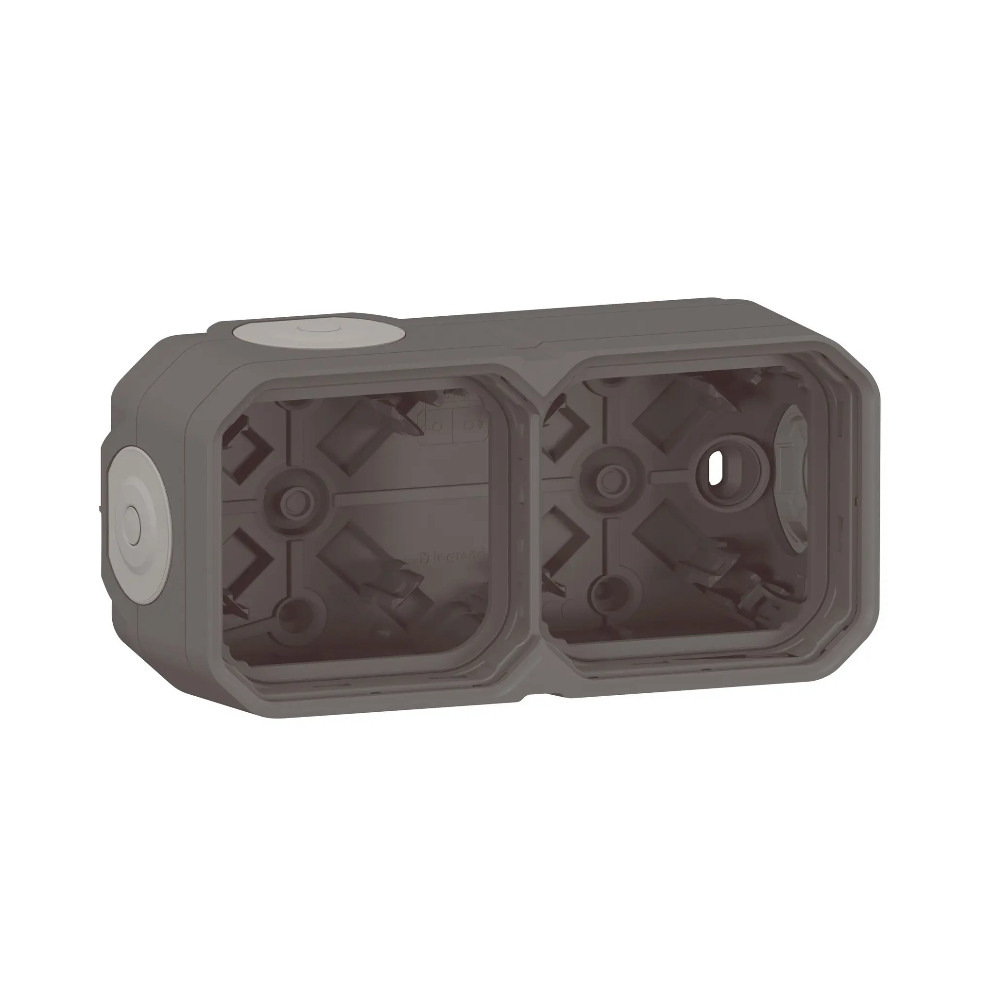 Produktfoto 1 von Plexo New 2-fach Gehäuse horizontal und vertikal in der Anthrazit
