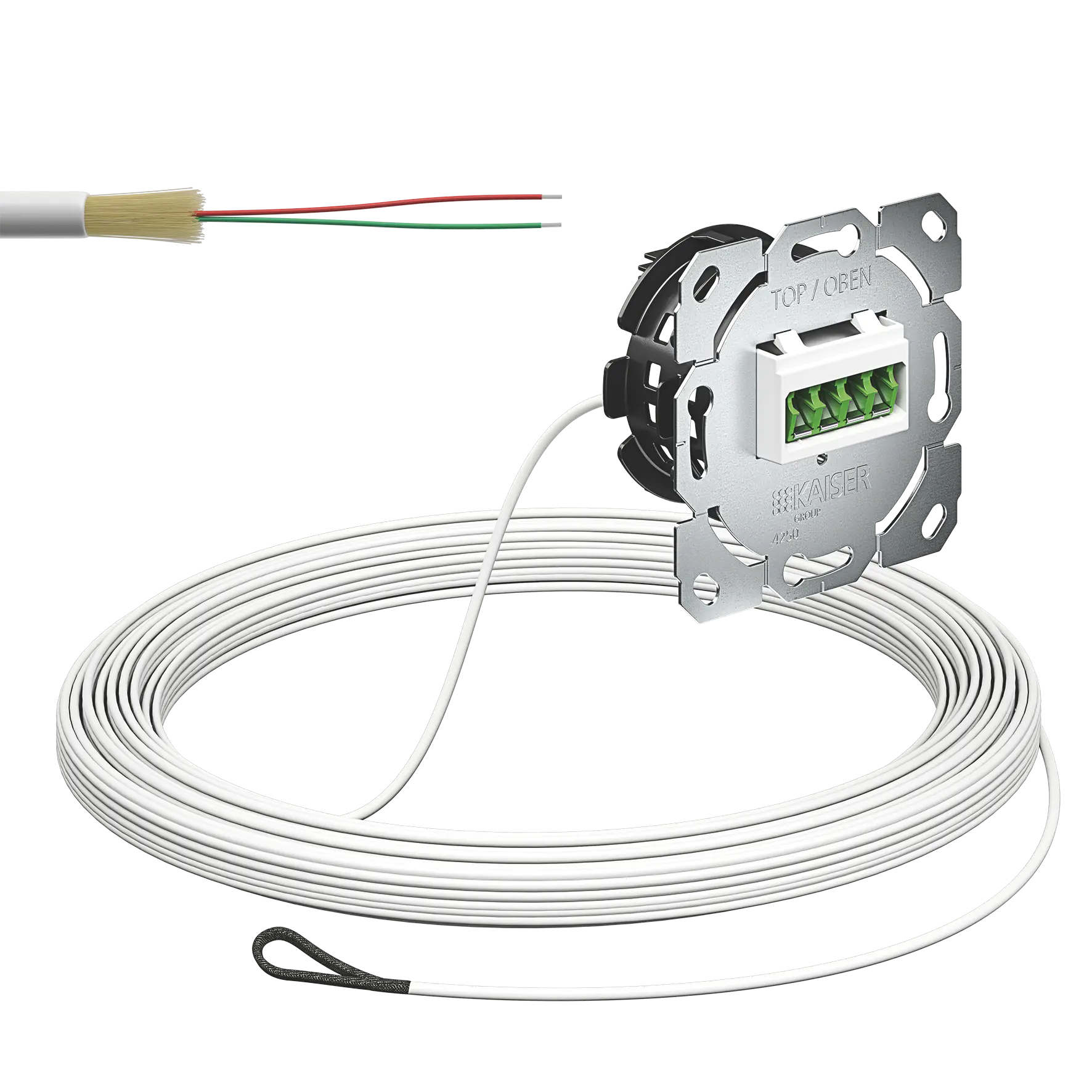 Produktfoto 1 von Teilnehmeranschluss Gf-TA UP 2xF LC/APC QD CSS L=15m