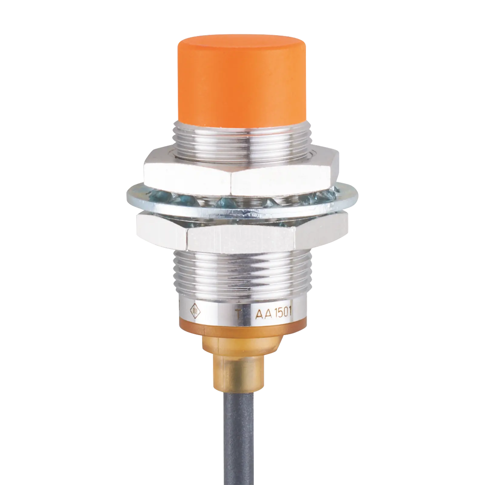 Produktfoto 1 von Ind.Sensor M18x1 L=40 Sn=12mm n.bündig S DC PNP/NPN 2m PUR IP65-69K 2L 300Hz