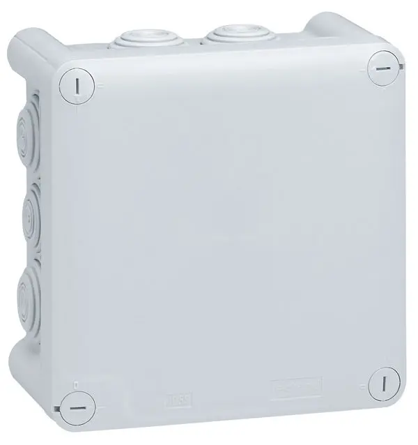 Produktfoto 1 von Abzweigdose Plexo, 130x130x74mm , IP 55, 10 Membran-Einführungen