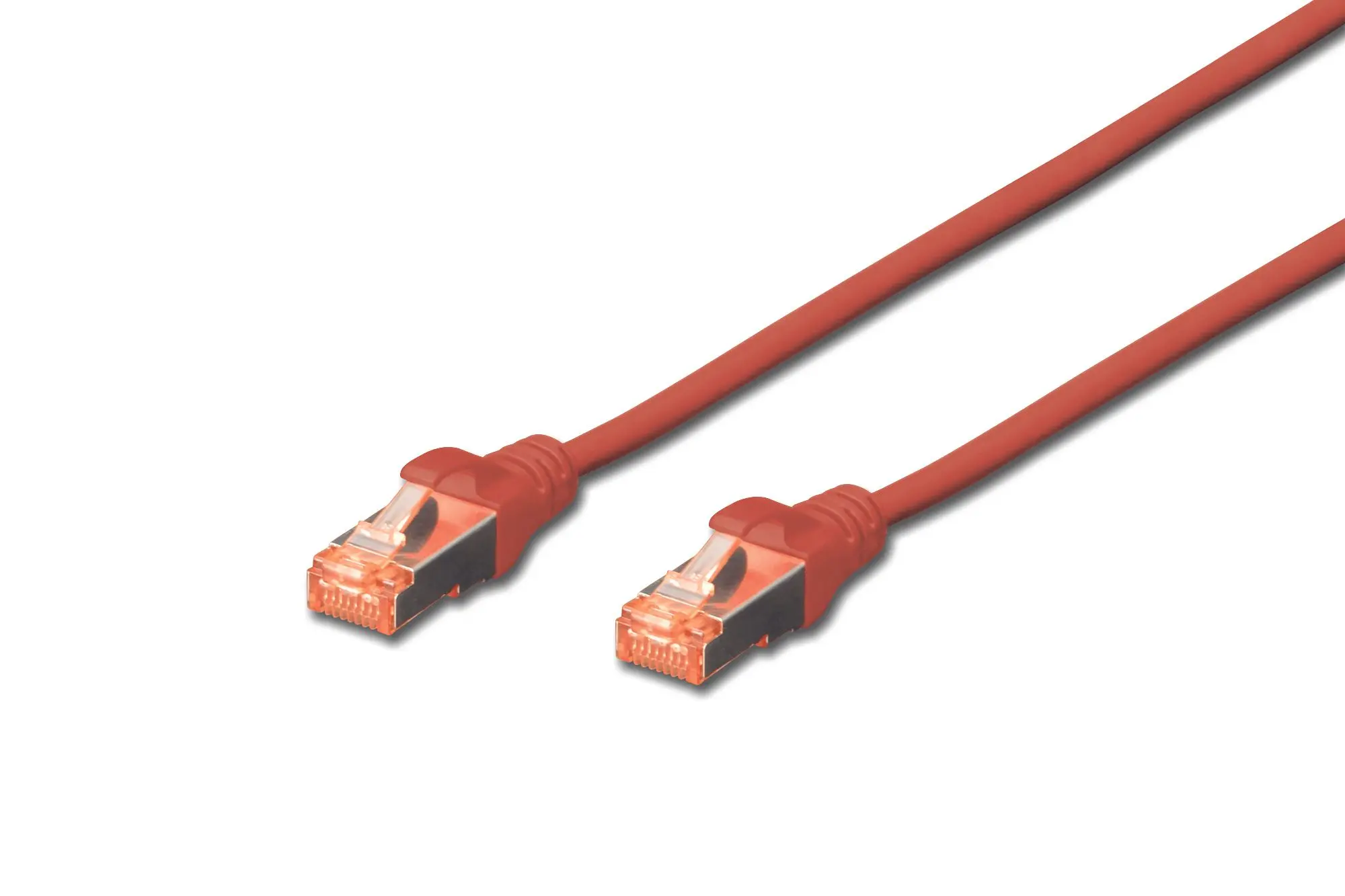 Produktfoto 1 von CAT 6 S-FTP Patchkabel Cu LSZH AWG 27/7 Länge 3m rot