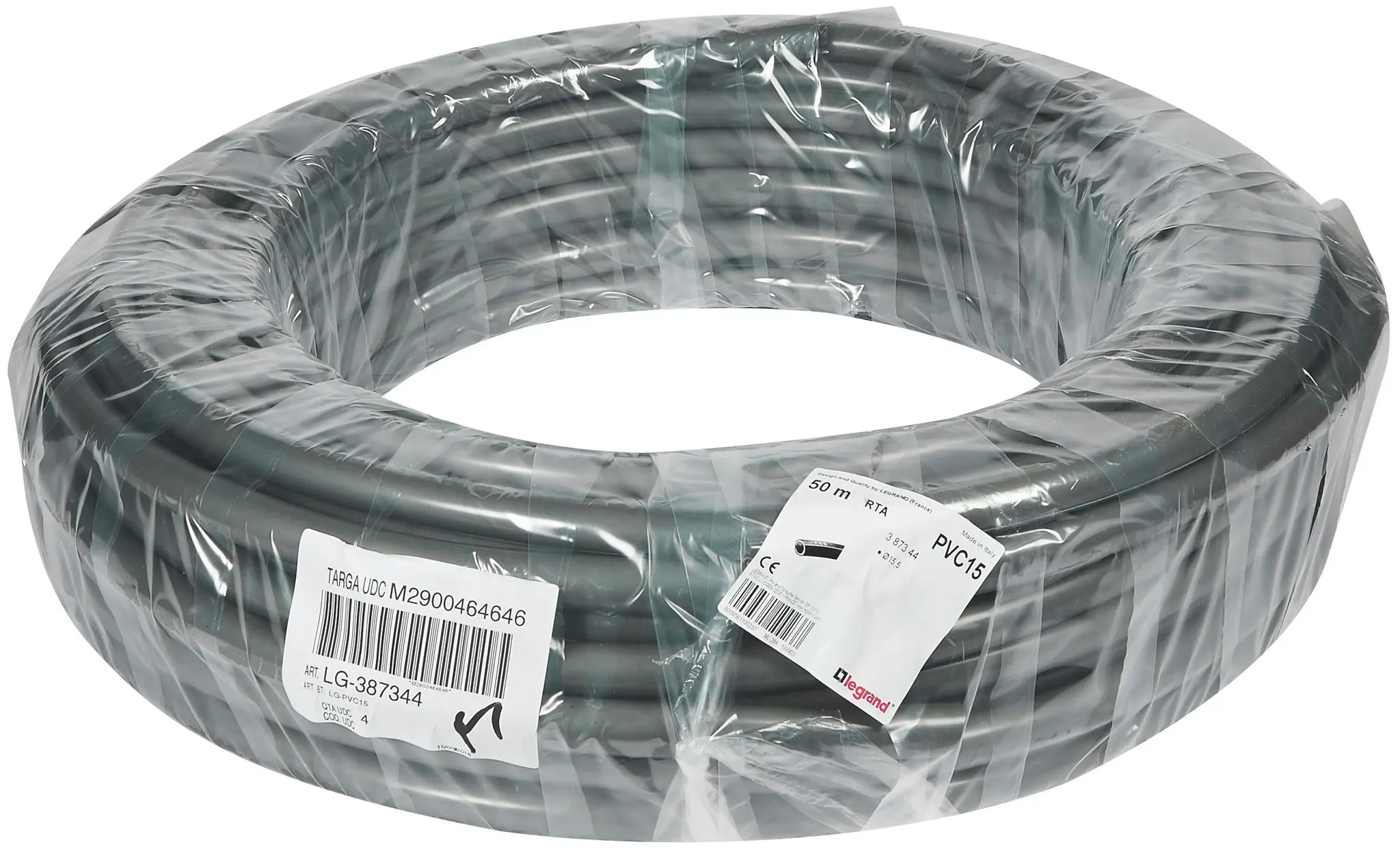 Produktfoto 1 von Schlauch GE D=15 PVC Grau