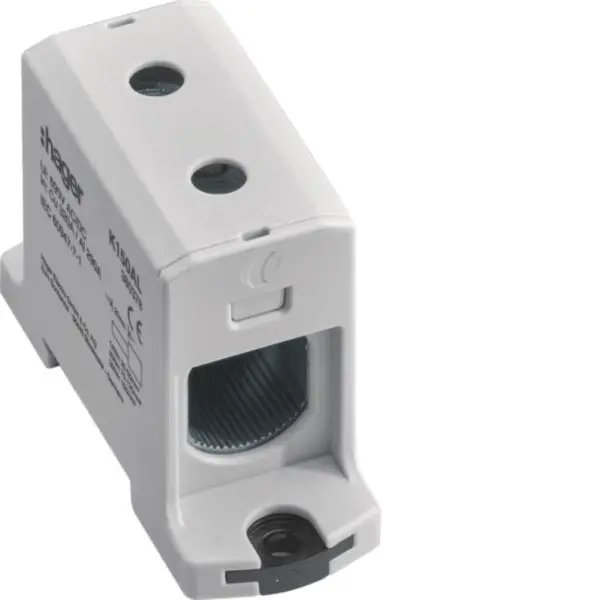 Anschlussklemme für Aluminium und Kupferleitungen, 25mm²-150mm², grau