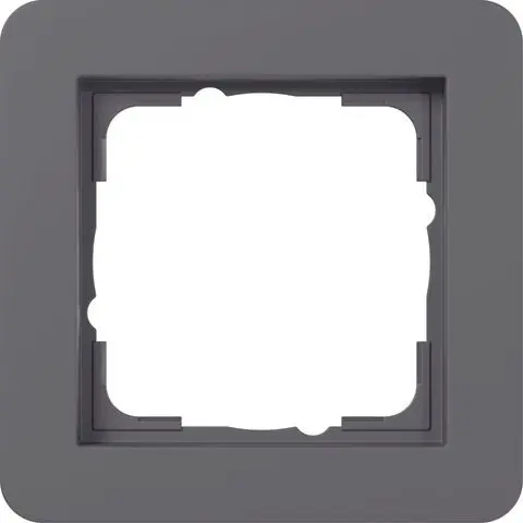 Produktfoto 1 von Abdeckrahmen 1f Gira E1 Anthrazit