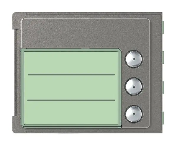 Produktfoto 1 von Frontblende Ruftastmodul 3Rt Robur