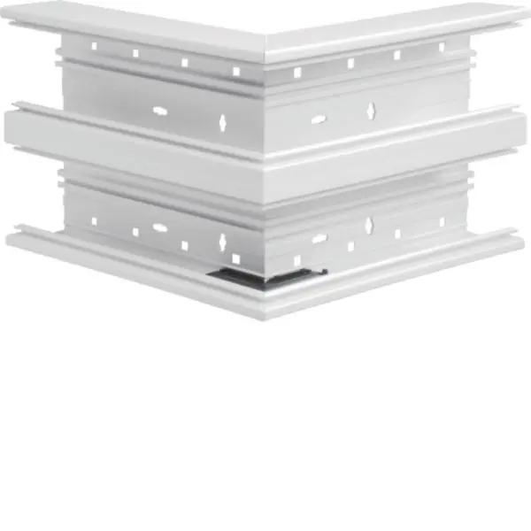 Produktfoto 1 von Außeneck aus Grundprofil zu BR 68x210mm Oberteil 2x80mm in verkehrsweiß