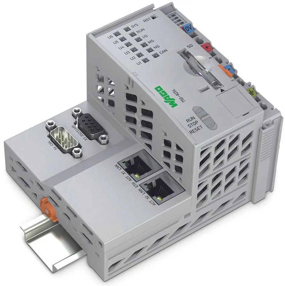 Produktfoto 1 von Controller PFC200,2. Generation,2 x ETHERNET, RS-232/-485, CAN, CANopen
