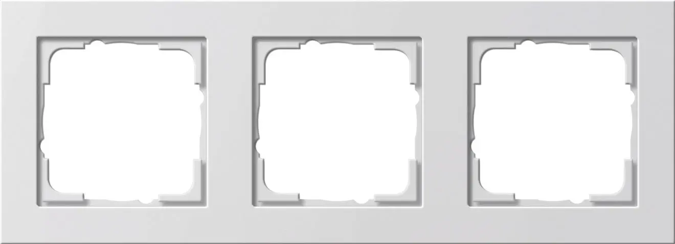 Produktfoto 1 von Abdeckrahmen 3fach E2 reinweiß
