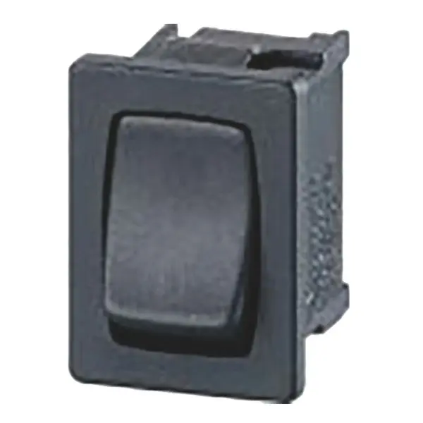 Produktfoto 1 von Wippenschalter Serie 3631 Umschalter 1-polig schwarz
